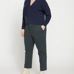 Universal Standard Cigarette Ponte Pants - Charcoal Size XS (10-12)